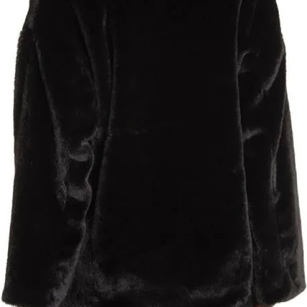 FREE PEOPLE KATE FAUX FUR DOUBLE BREASTED COAT - Picture 2 of 2